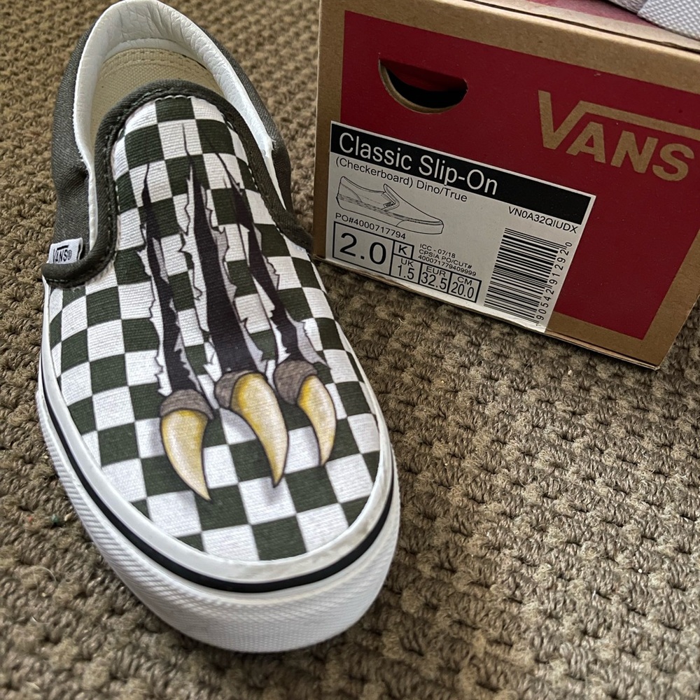 Vans Checkerboard Dino/True